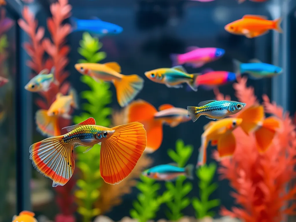 Jakie rybki z gupikami i neonkami?